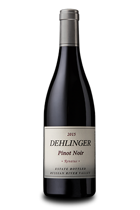 Dehlinger Renatus Estate Bottled Russian Rivar Valley Pinot Noir 2015:750ml
